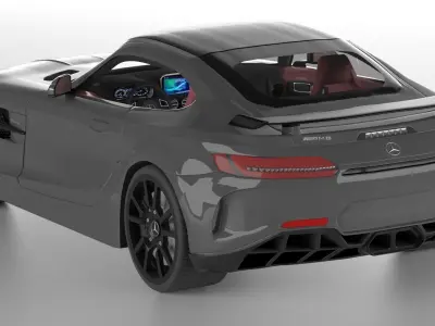 Mercedes-Benz AMG GTR 3d Car Model 3D model