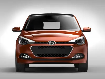 Hyundai i20 2015 3D model