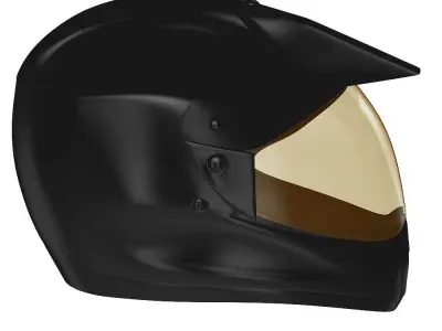 Bike Helmet Low-poly 3D model