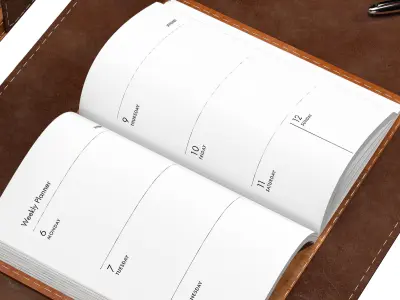 Decorativeset01 desk set 3D model