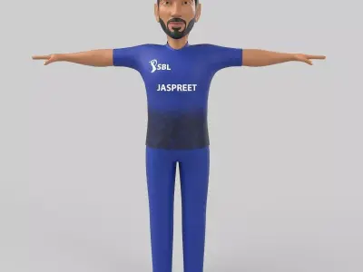 Jasprit Bumrah 3D model
