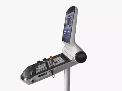 Program Console for DMU 200 Gantry CNC Machine 3D model