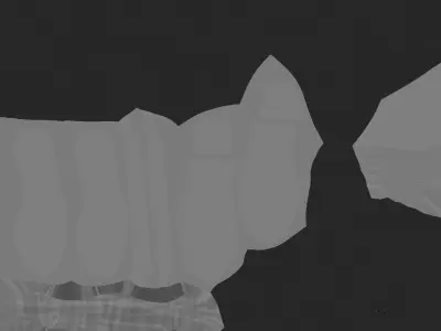 man shoes Low-poly 3D model