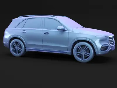 German luxury suv 3D model