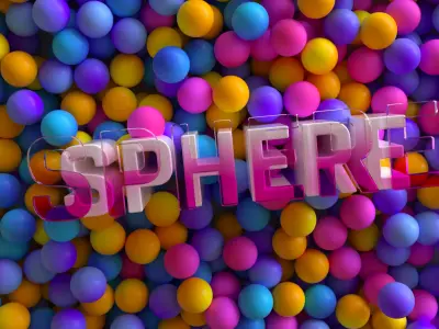 3D Glass Sphere Model Low poly  3D model