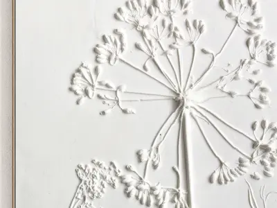 Plaster Two Photo Frame 273 Low-poly 3D model