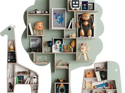 Children Room Set 4 Like A Movie Star 3D model