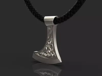 Axe pendant model 623 3D print model