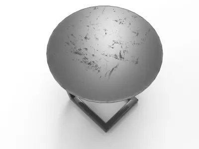 Keas Side Table Low-poly 3D model