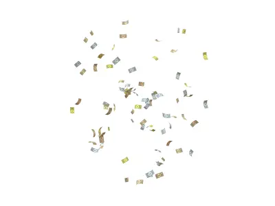 Monopoly Money v1 001 Low-poly 3D model