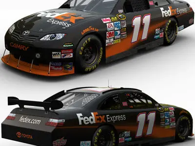 Nascar 2009 Joe Gibbs Racing Team Cars 3D model