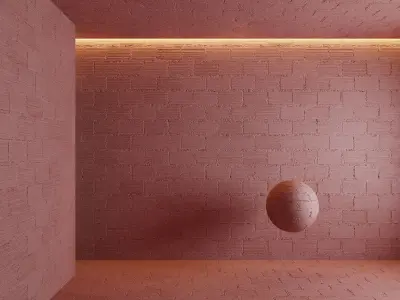 Painted Cinderblocks brick wall Texture