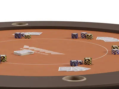 Shanghai Poker Table  3D model