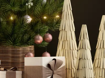 Plants collection 135 christmas tree 3D model