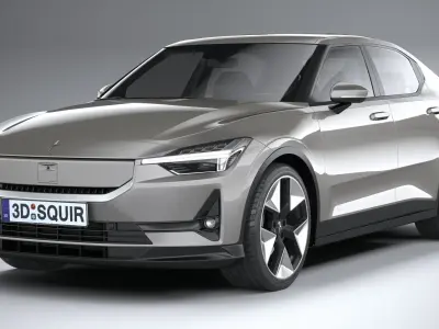 Polestar 2 2024 3D model