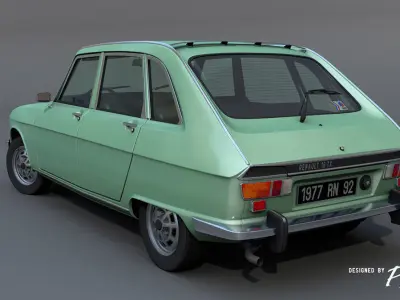Renault 16 TX - 1977 3D model