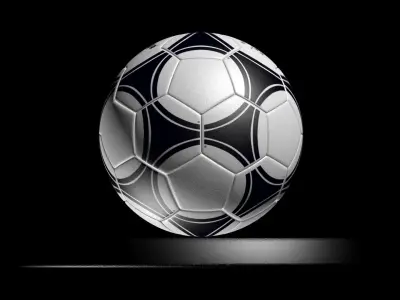 Official 1982 FIFA World Cup Adidas Football on stand Free 3D model