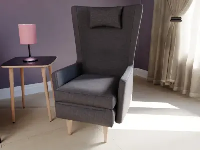 Complete Living Room 3D model