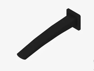 Wall Spout - Luxury - Rapid - Bath - 230 Low-poly 3D model