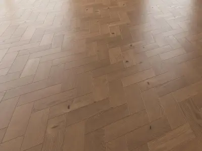 Parquet Oak Nut Brushed set 5 3D model