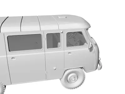 UAZ3741 toy van 3D print model