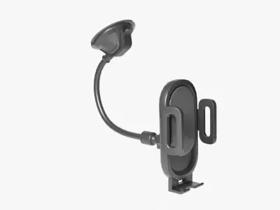 Car Phone Mount Low-poly 3D model