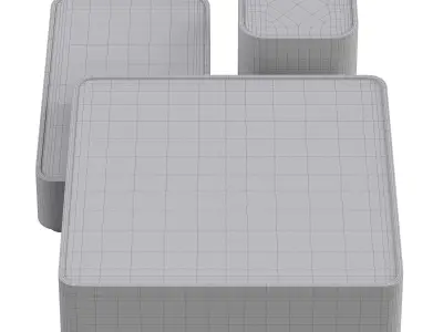 Viola Center Table By Elve Luxury 3D model