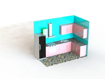 ehab kitchen 3D model
