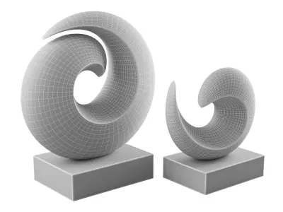 Abstract Sculpture Harmony 3D model