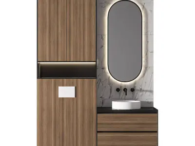 Luxury Bathroom 202 3D model