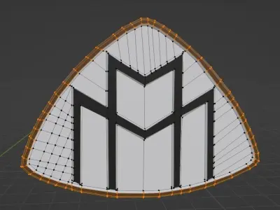 Maybach 3D Logo Low-poly 3D model