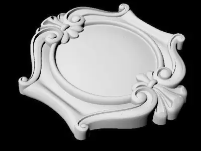 Central decor ornament for furniture 3D model 575
