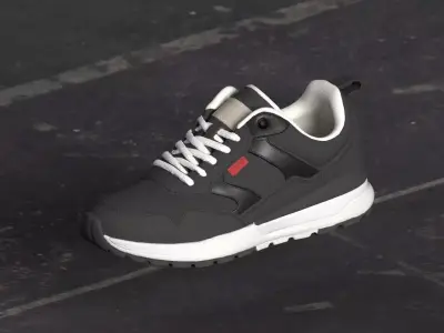 Sneaker with substance painter  3D model