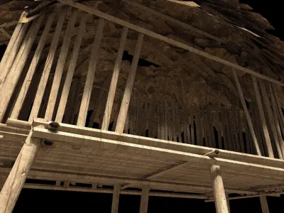 Forest House - PBR - Textured Low-poly 3D model