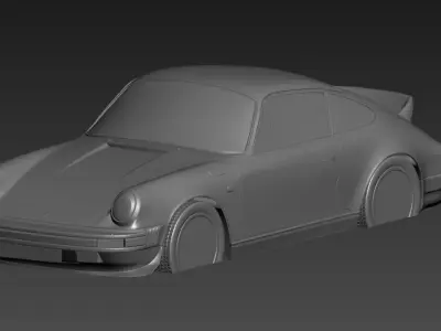 Porsche 911 Carrera Coupe 1987 3D print model