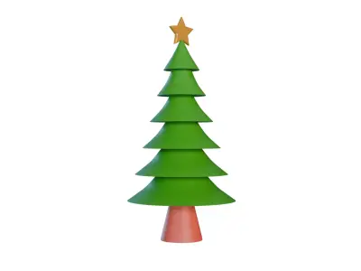 Christmas Tree 3D print model 5