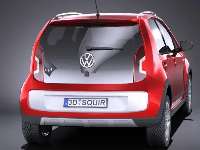 Volkswagen Cross Up 2016 VRAY 3D model