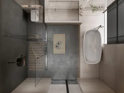 Bathroom 65 3D model