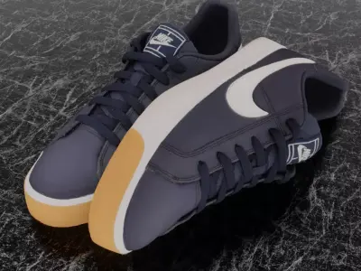 NIKE COURT LEGACY 3D SHOES 3D model