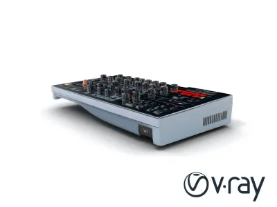 Dynamic Music Hub Audio Interface model pack Low-poly 3D model