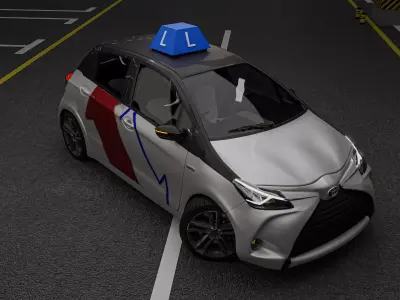 Toyota Yaris Hybrid 3D model