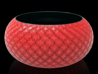 globepol glass vase 3D print model