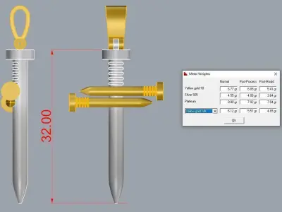 Nail Cross  3D print model