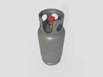 Gas Bottle M1 Low-poly 3D model