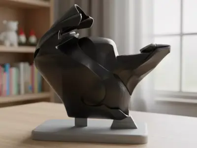 Kawasaki Sport Bike STL Model 3D print model