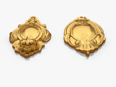 Classic decor ornament 284 3D model