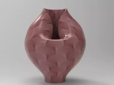 Uhud Vase Low-poly 3D model