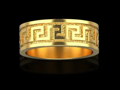 Bracelet and Ring set 29450 3D print model