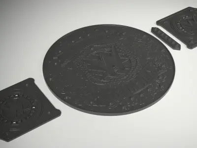 WWE World Tag Champion Belt 3D print model