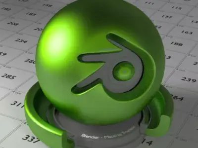 Green Car Paint Shader Texture